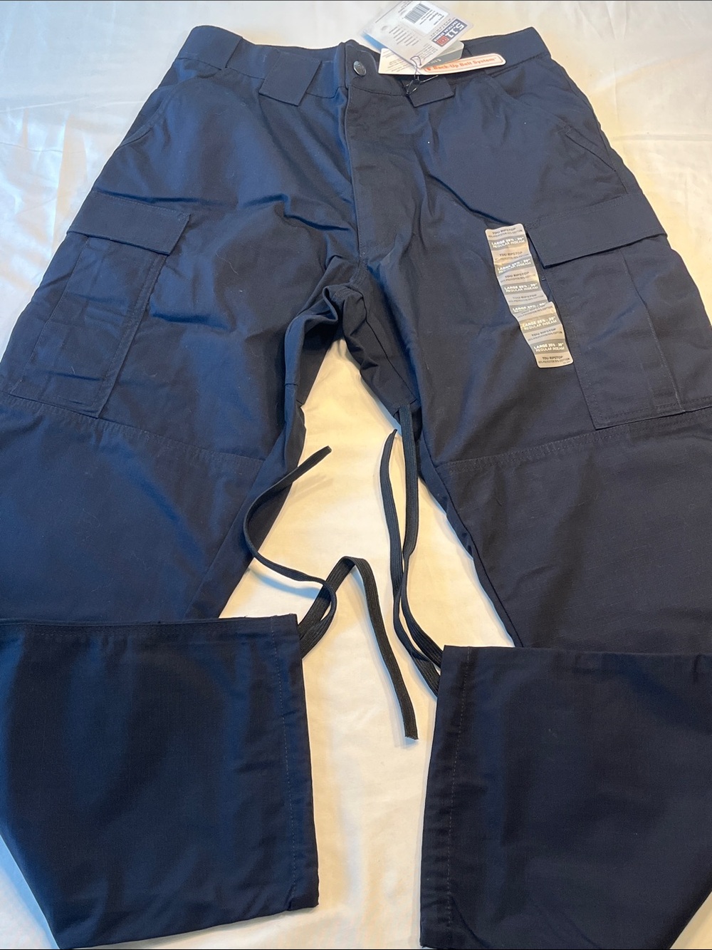 5.11 Tactical TDU Ripstop Cargo Pants Large 35.5-39 Black‎ NWT Tactical Workwear